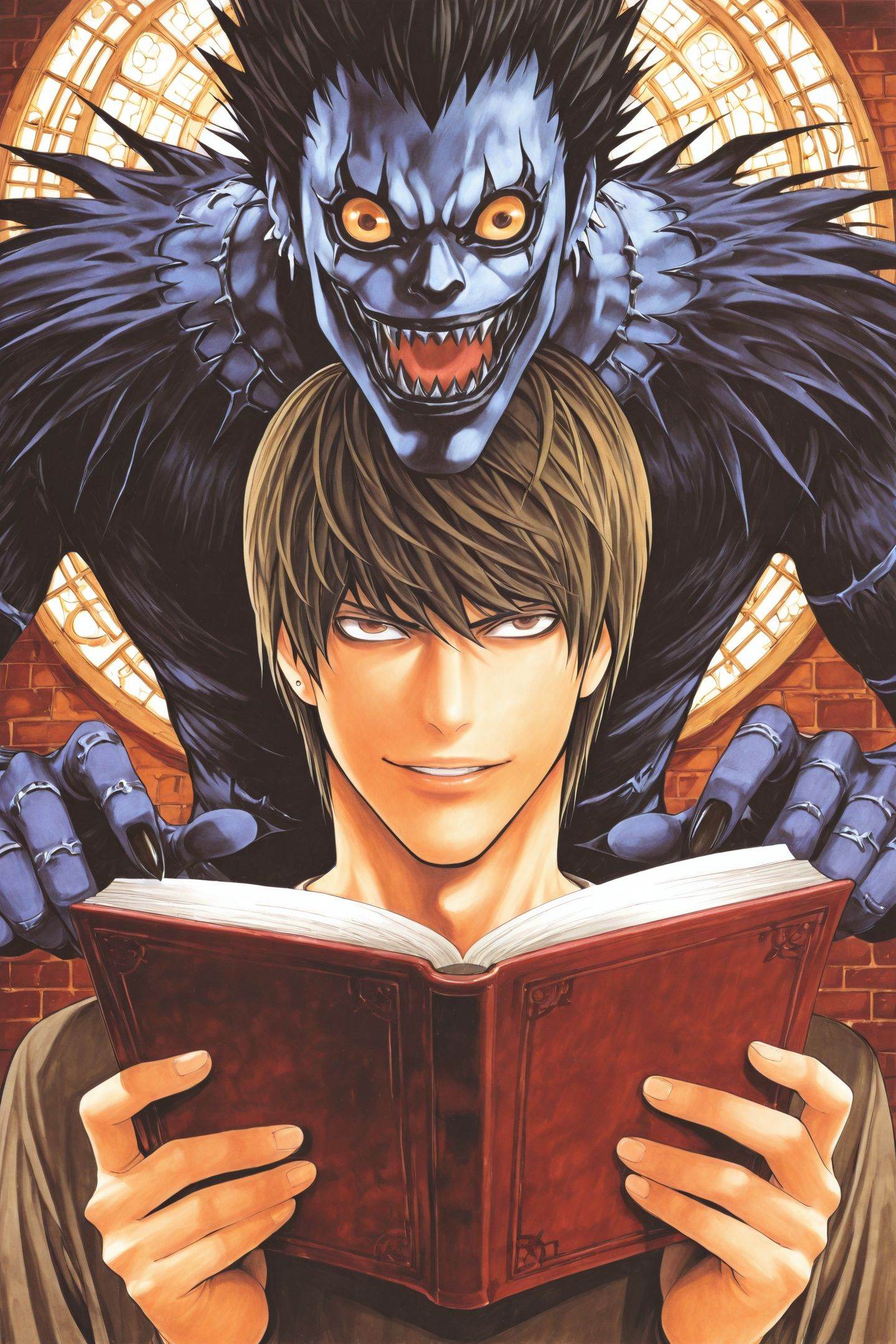Ryuk,  Light Yagami,  book on Tensor.Art