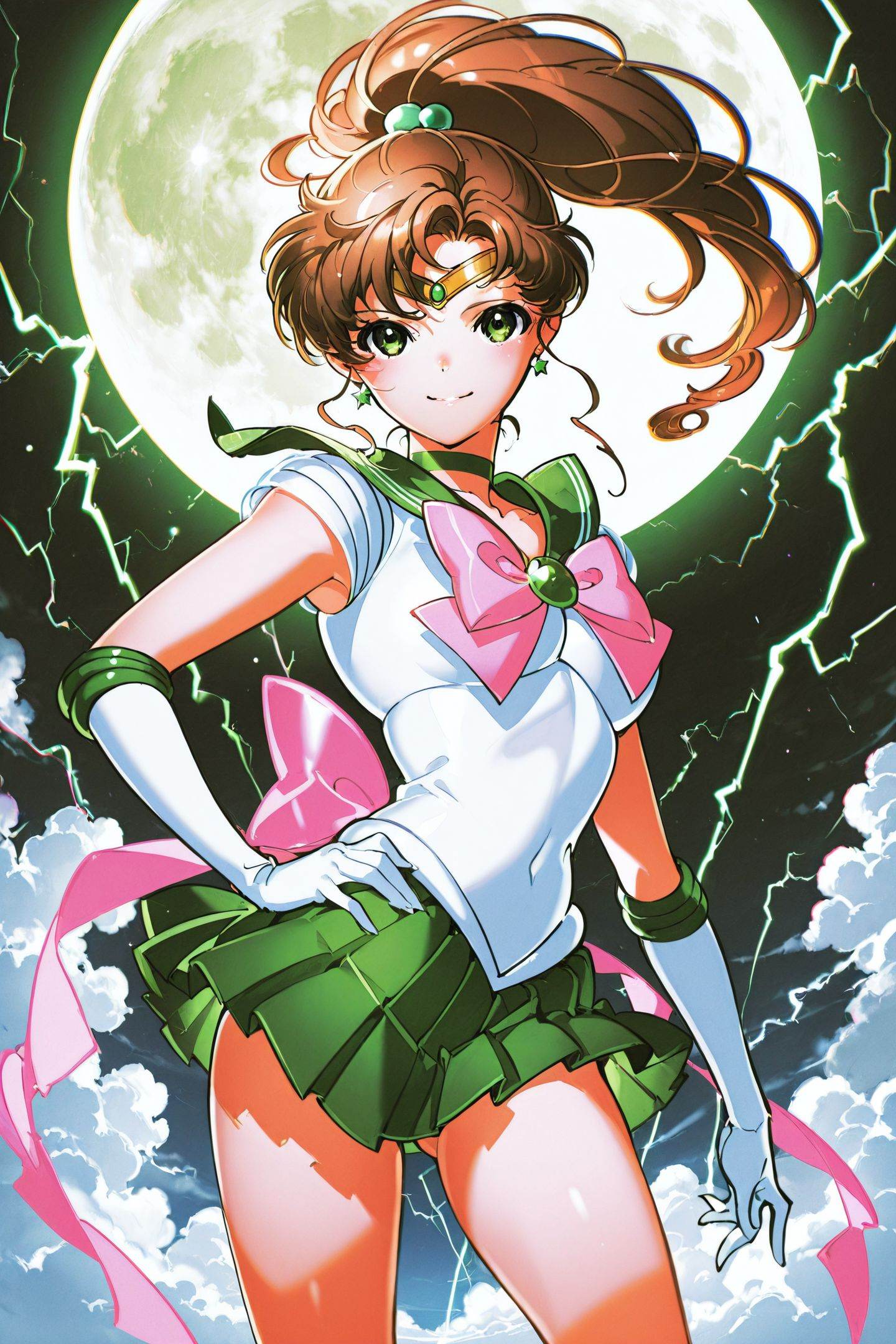 Yoneyama Mai Style,  dark background,  multicolored hair on Tensor.Art