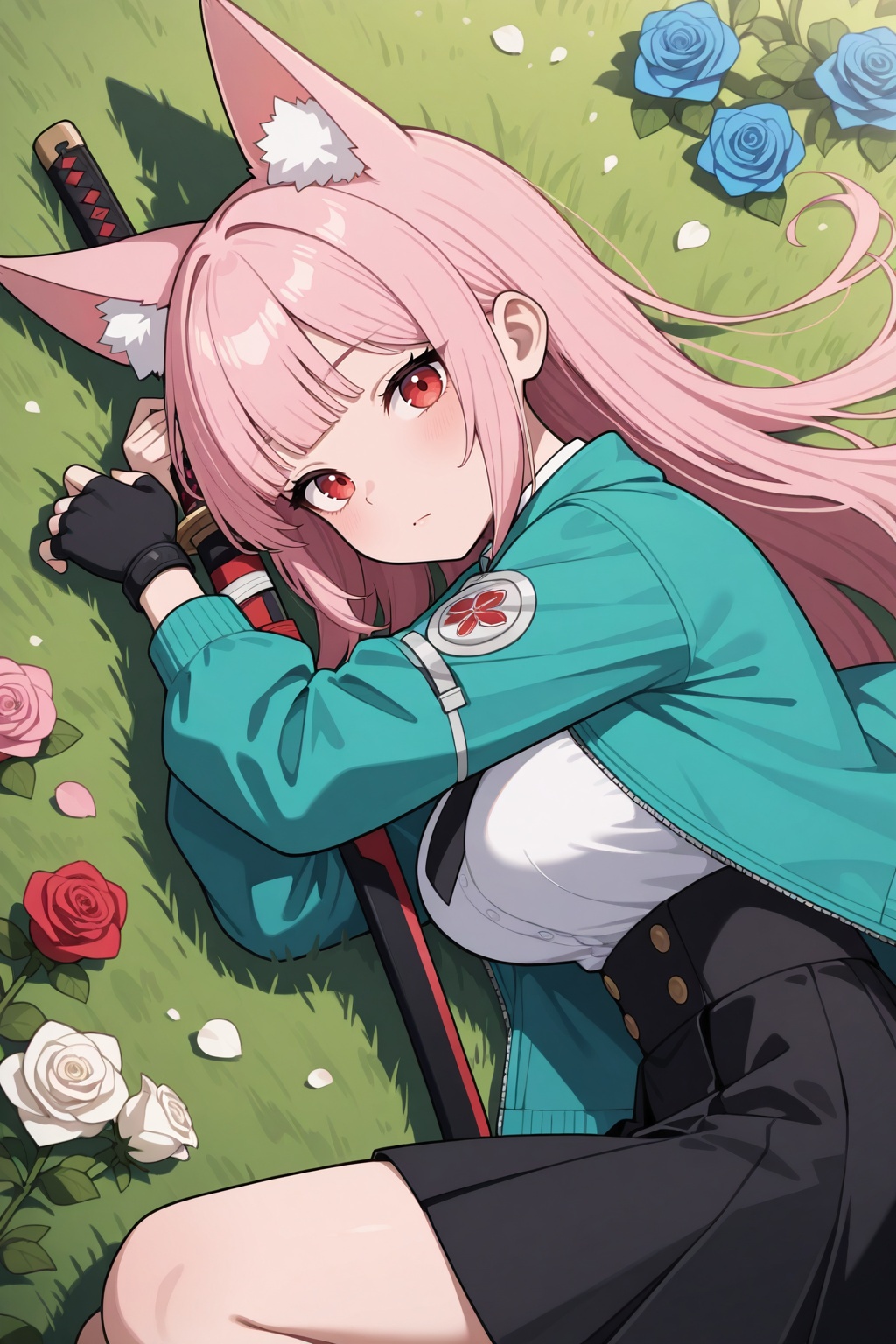 1girl,  animal_ear_fluff,  animal_ears on Tensor.Art
