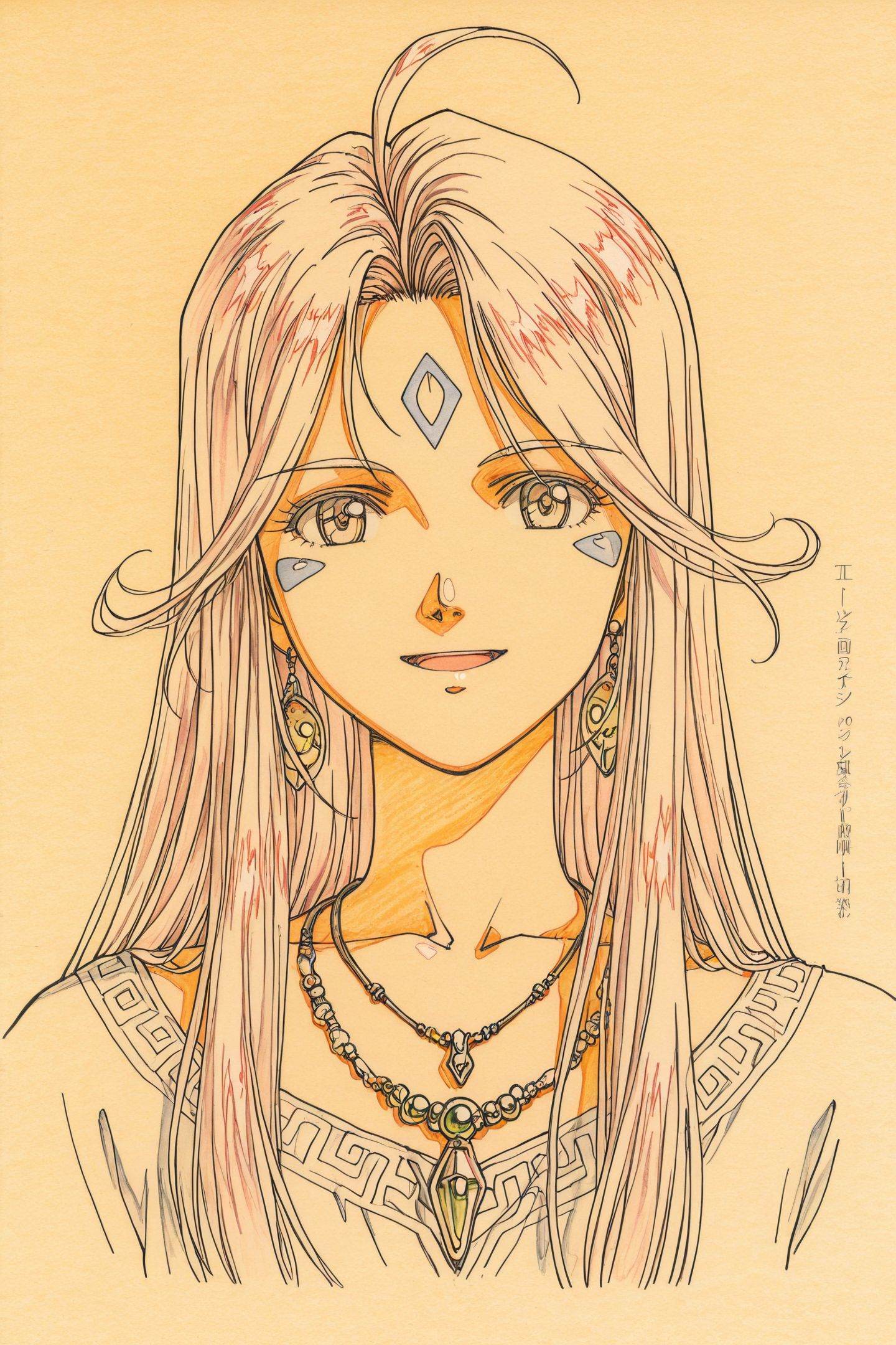 Colorful Line Art,  skuld \(aa megami-sama\),  1girl on Tensor.Art