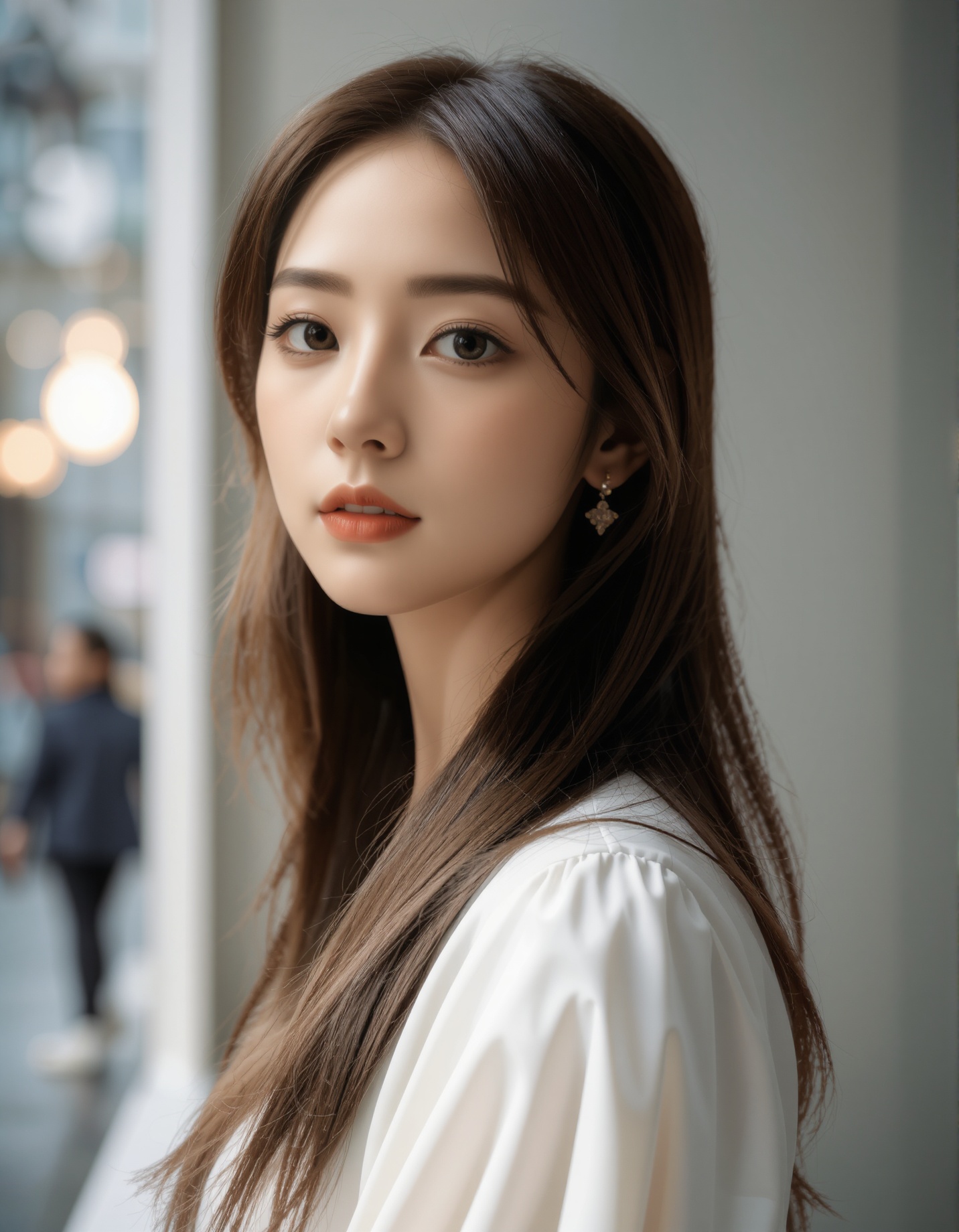 best quality,  masterpiece,  raw photo of a female in white dress on Tensor.Art