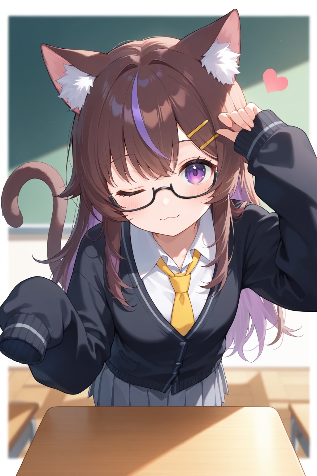 1girl,  ai ai gasa,  sleeves past wrists on Tensor.Art