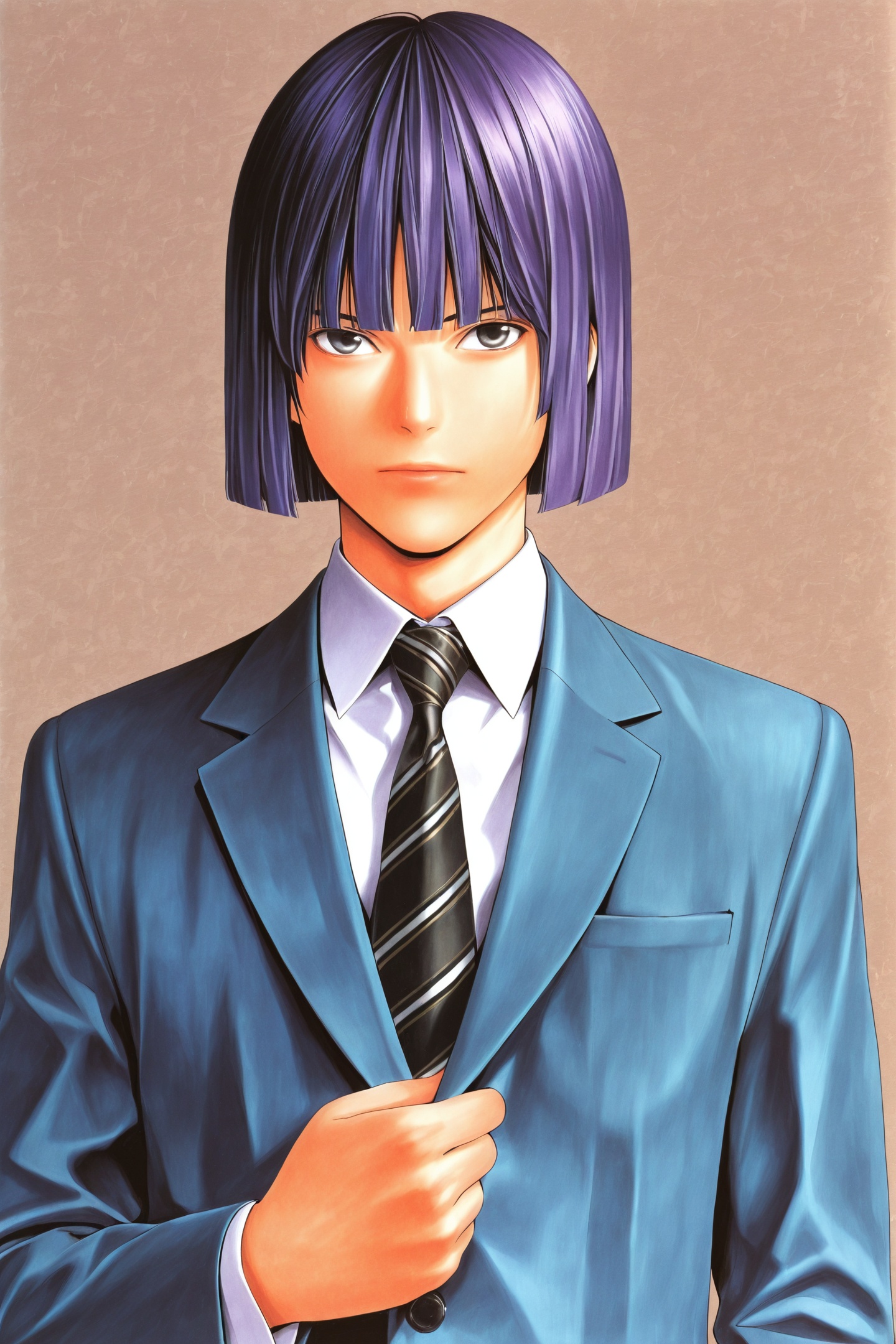 Akira Toya,  solo,  necktie on Tensor.Art