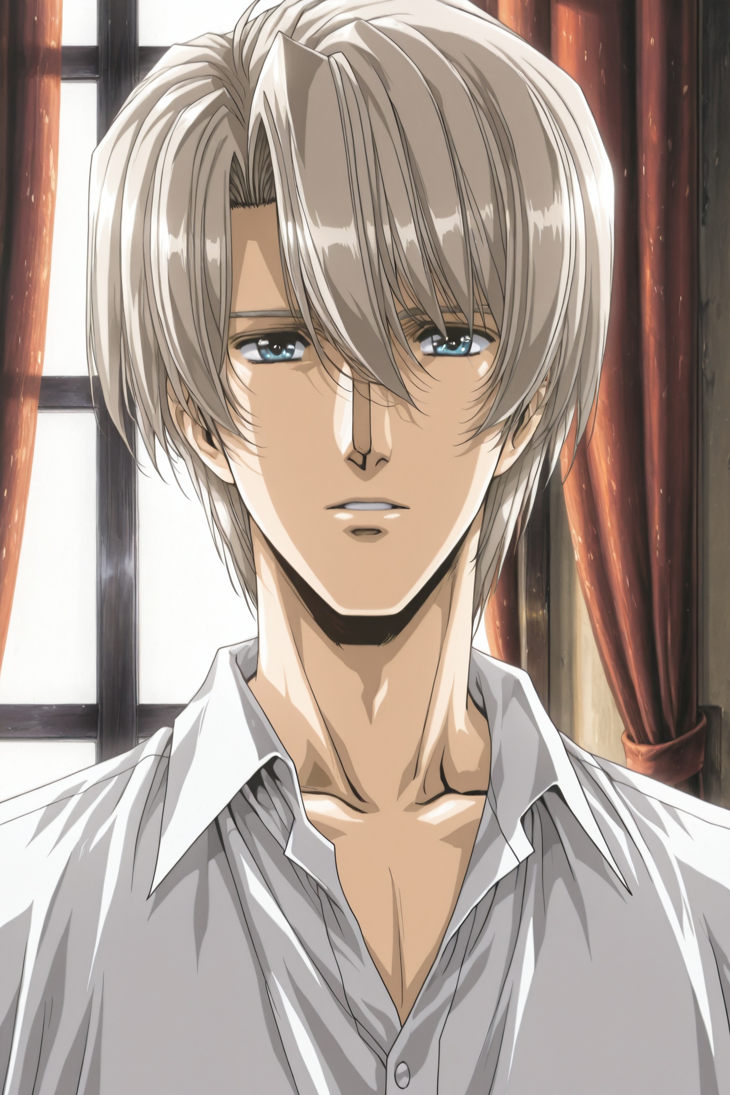Anime Style,  John \(Front Innocent\),  male focus on Tensor.Art