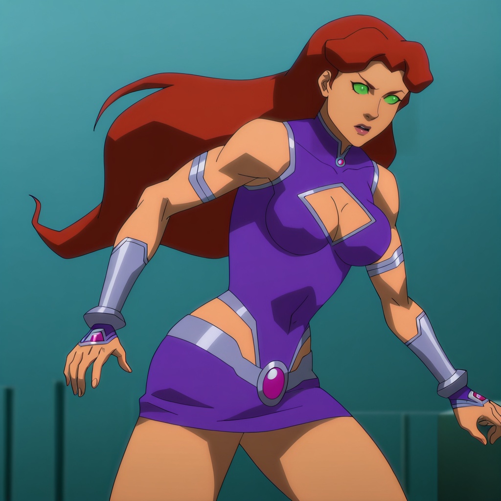 starfire,  1girl,  solo on Tensor.Art