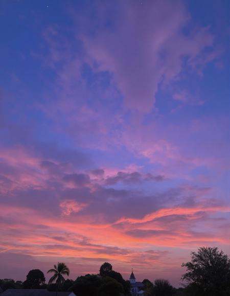 br12ght Photo of crazy colorful clouds. on Tensor.Art
