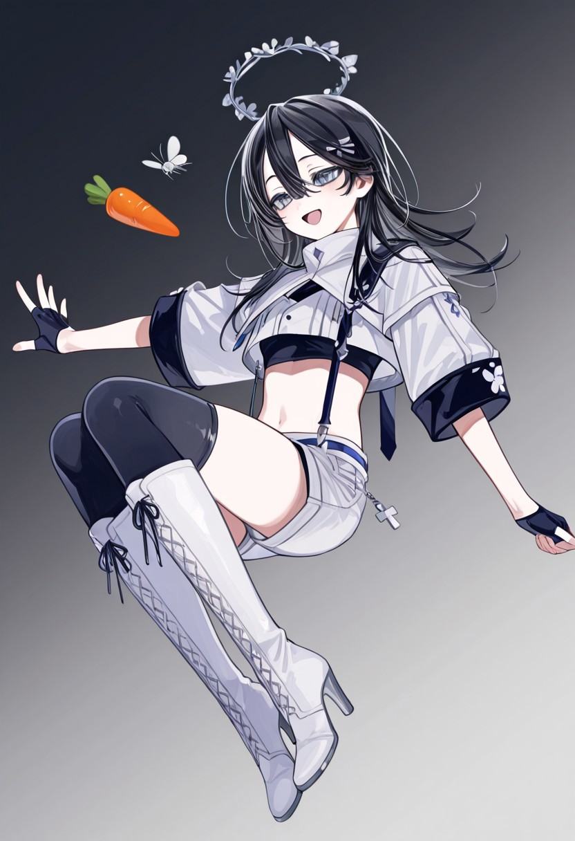 null1040,  blue eyes,  white shorts on Tensor.Art