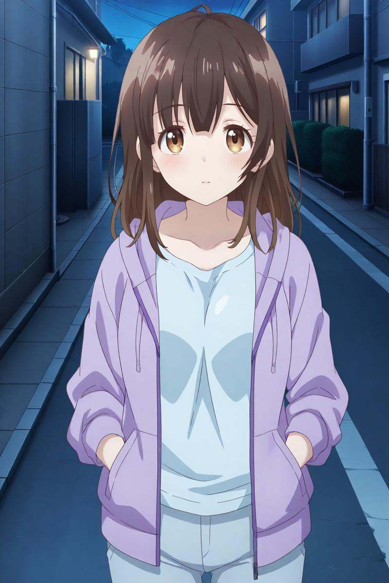 anime screenshot,  hige wo soru. soshite joshikousei wo hirou,  ogiwara sayu on Tensor.Art