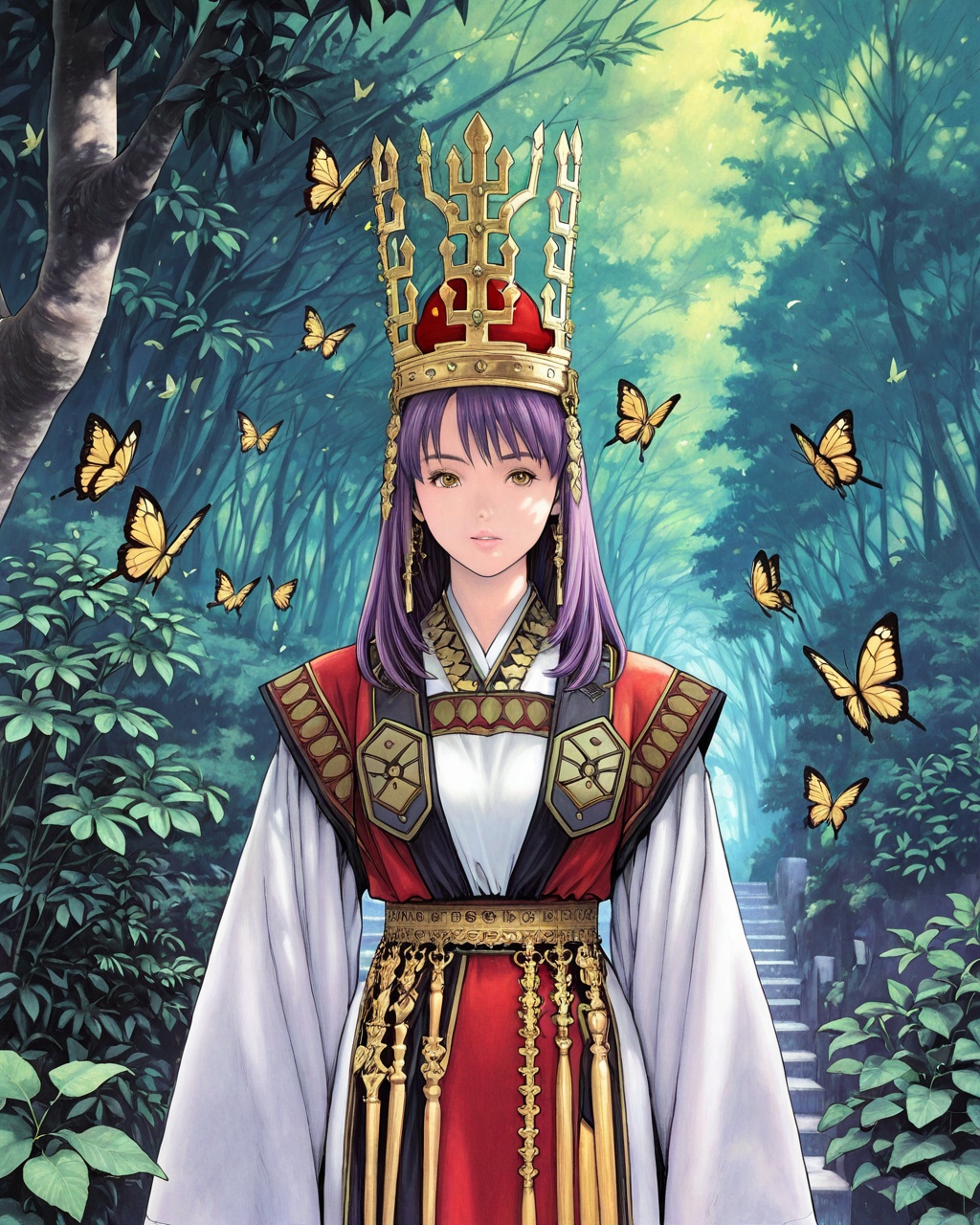 1girl,  sillacr crown,  solo on Tensor.Art