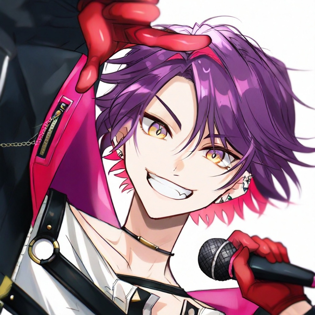 watarai hibari,  1boy,  arm up on Tensor.Art