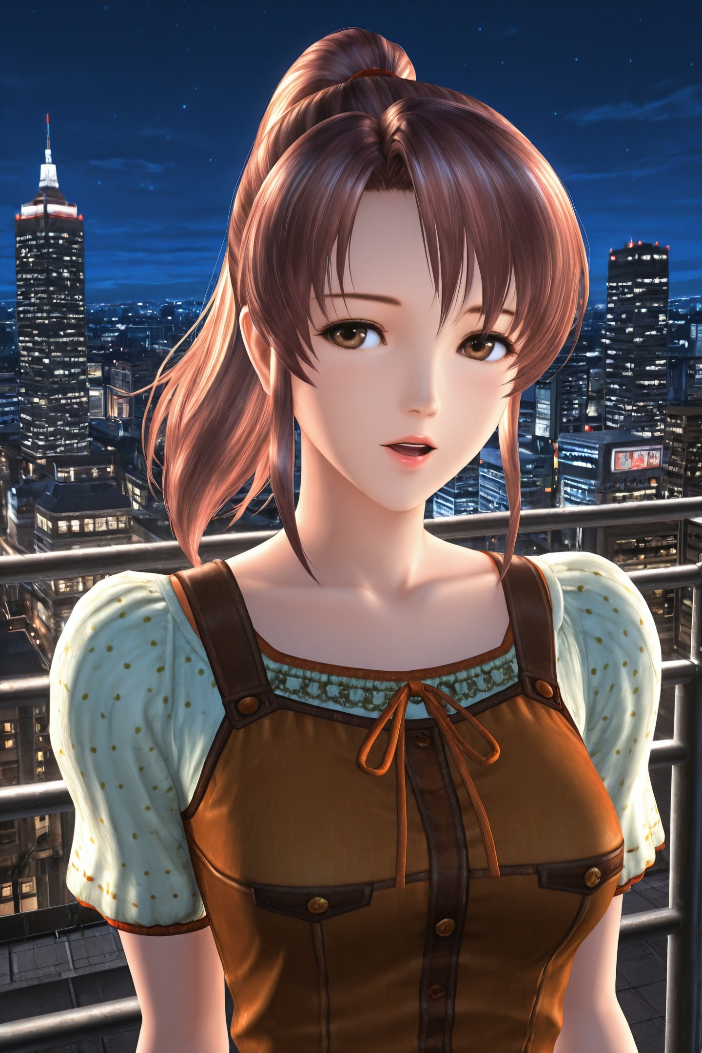 Uesugi Reona,  1girl,  brown eyes on Tensor.Art