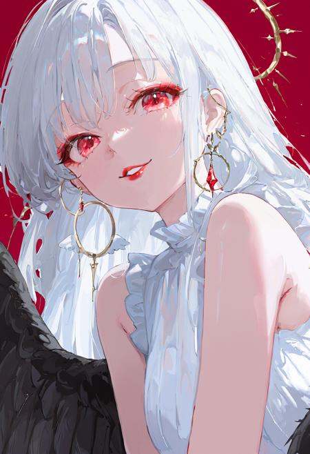 aHlh,  1girl,  earrings on Tensor.Art