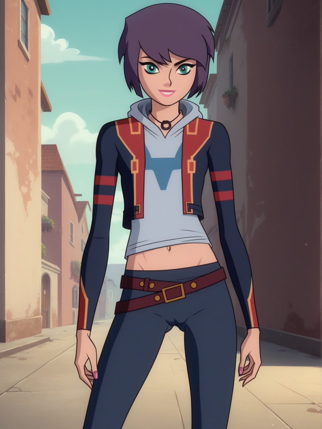 1girl,  m_zarya_moonwolf,  open jacket on Tensor.Art