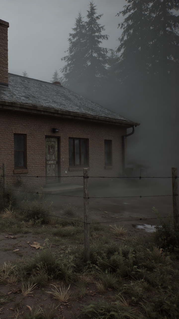 realistic photo of a scary place,  plein air,  witty and imaginative storytelling on Tensor.Art