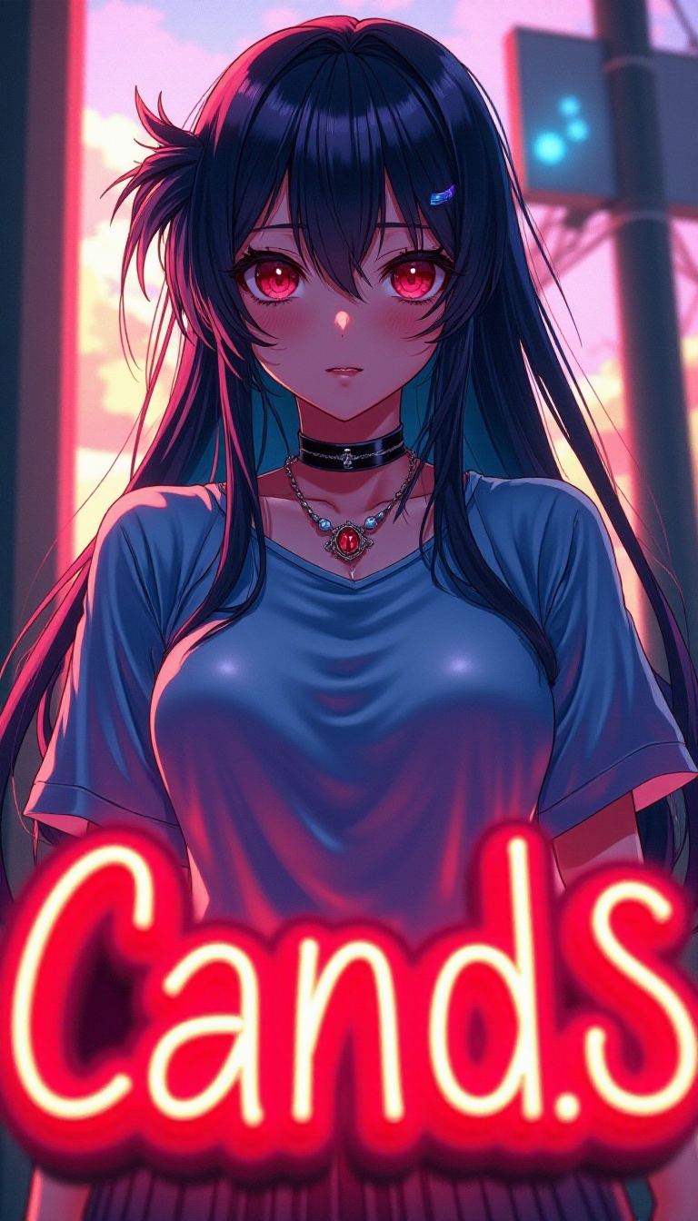 anime artwork In a stunning 8K HDR photograph,  a solo figure stands straight-on,  their upper body dominant in the frame....