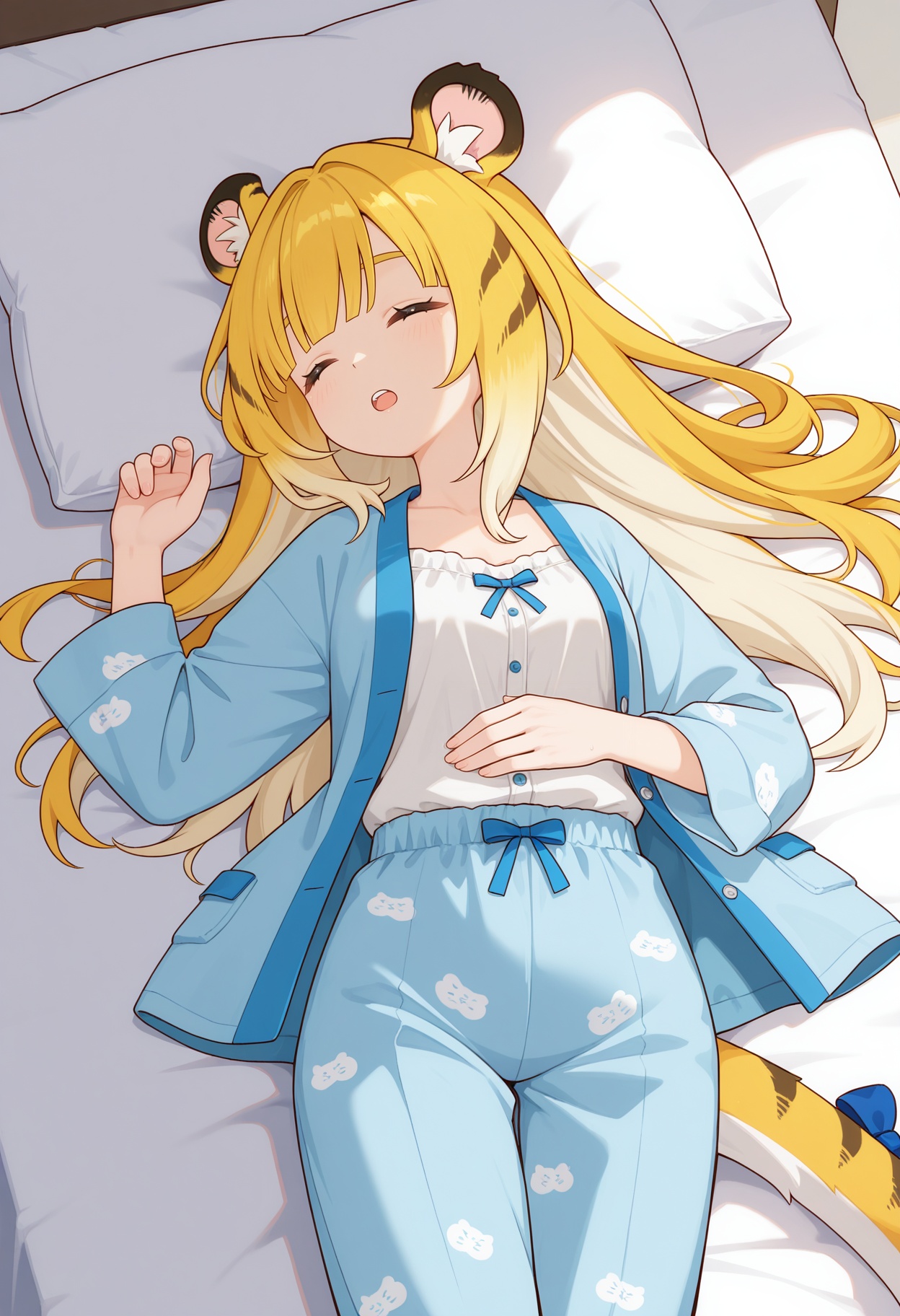 JUFUFU,  tiger ears,  long hair by wiehhg_37 on Tensor.Art