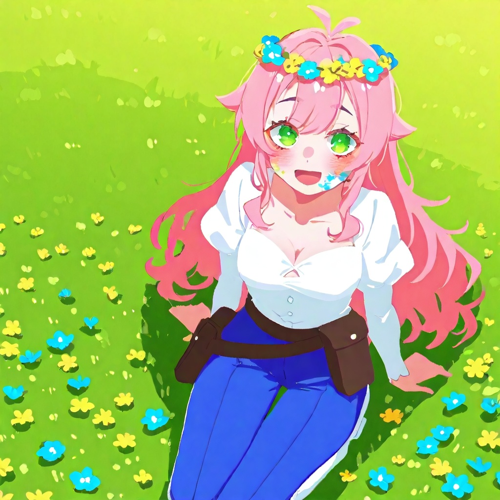artist:[john kafka|ponsuke kaikai|hara id 21|yoneyama mai|fuzichoco],  flat color,  no lineart on Tensor.Art