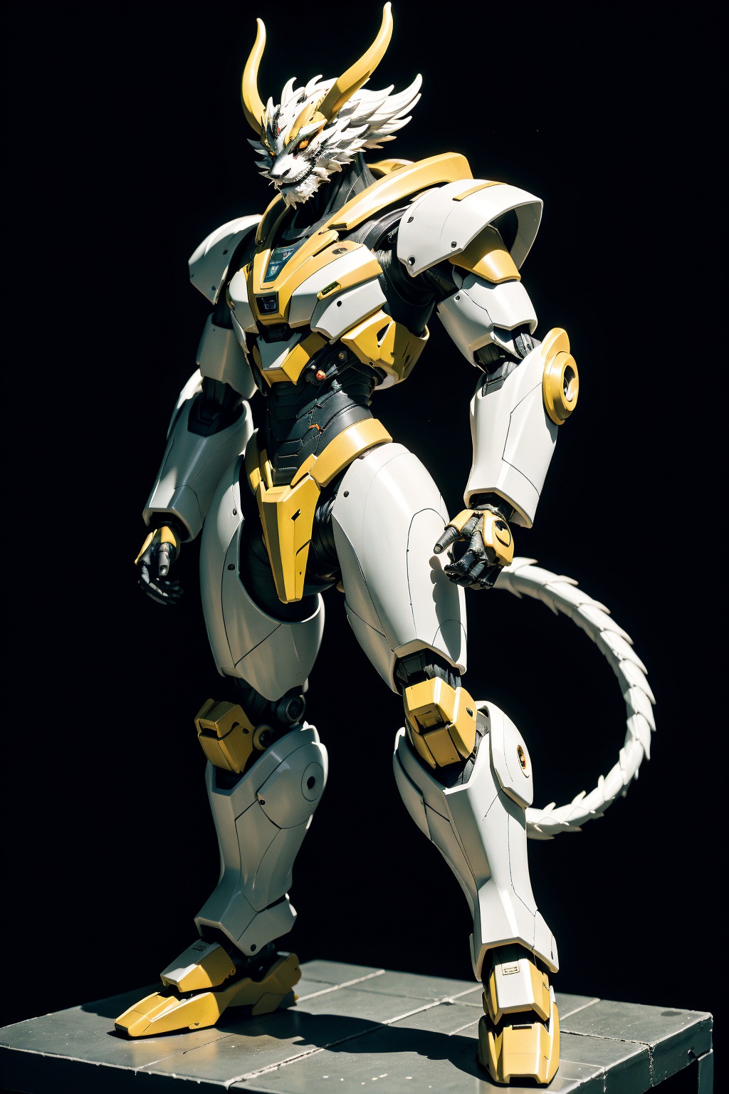 robot, mecha, chinese dragon