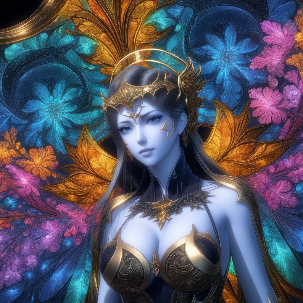 <lora:841-DA-XL-武庚纪-不闻不问:0.8>, (,1girl, ,best quality, ),,,anime,(masterpiece, top quality, best quality, official art, beautiful and aesthetic:1.2), (1girl)	, , (cleavage),, extreme detailed,(fractal art:1.3),colorful, flowers ,highest detailed,()    (cleavage),,  (),