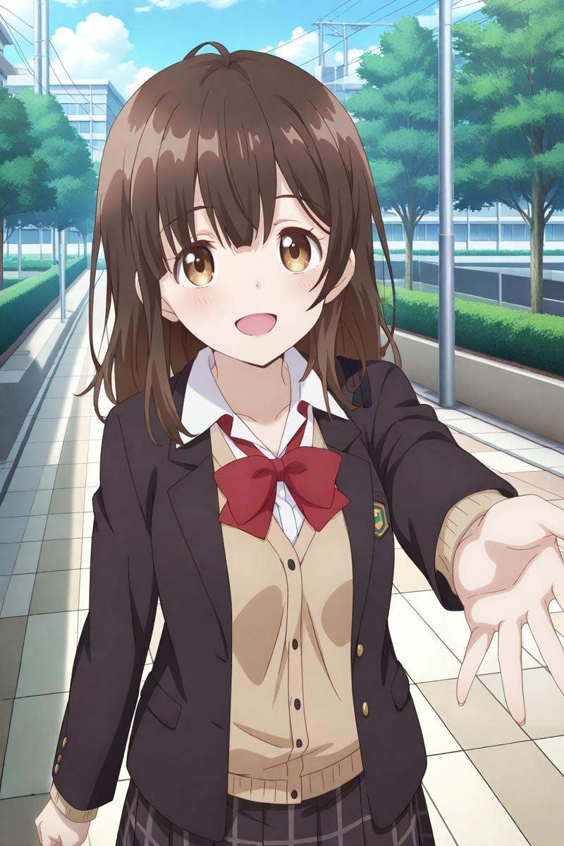 anime screenshot,  hige wo soru. soshite joshikousei wo hirou,  ogiwara sayu on Tensor.Art