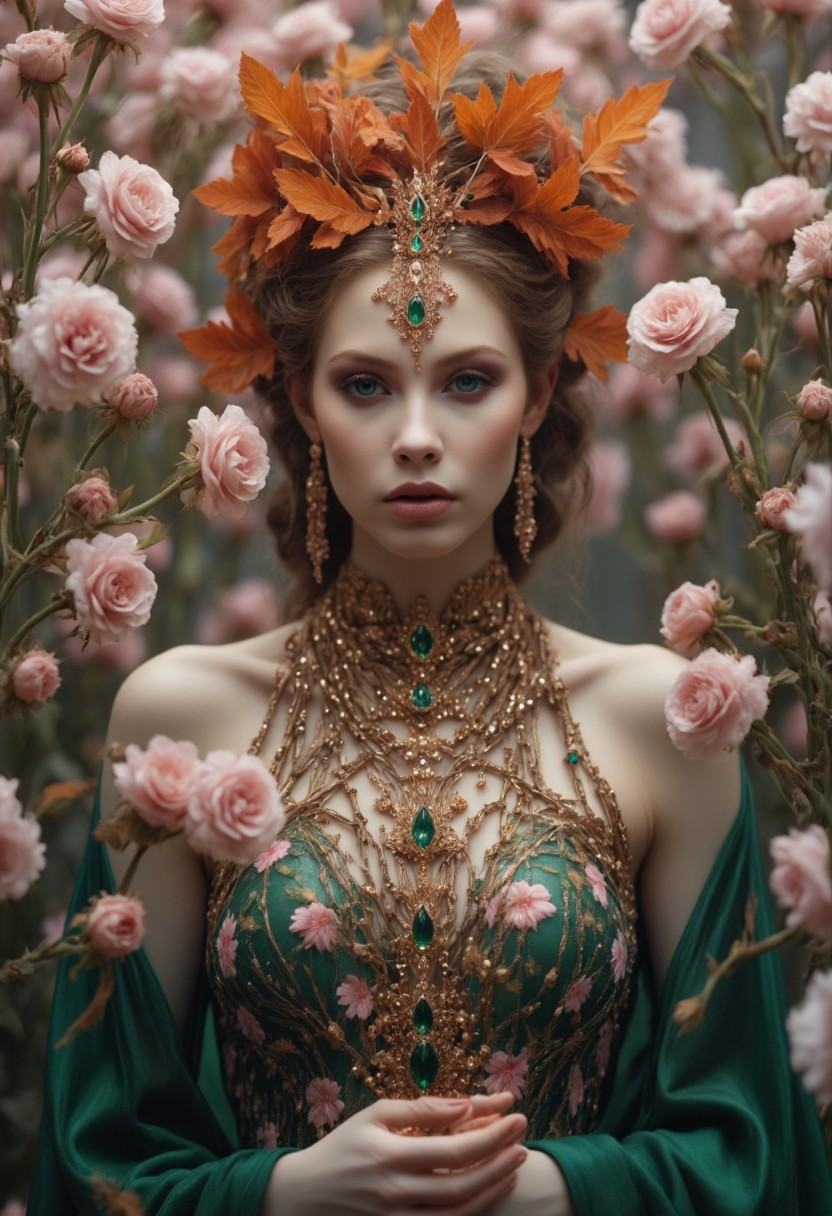 Real sharp photo,  princess,  hair ornament on Tensor.Art