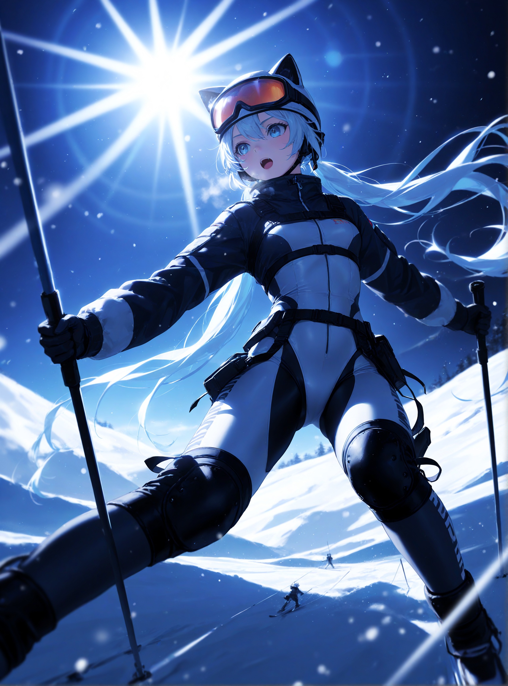 by [lack|fuzichoco|lam|kinta \(distortion\)|wlop|quasarcake|nixeu|happoubi jin|miyajima reiji],  1girl,  hatsune miku on T...