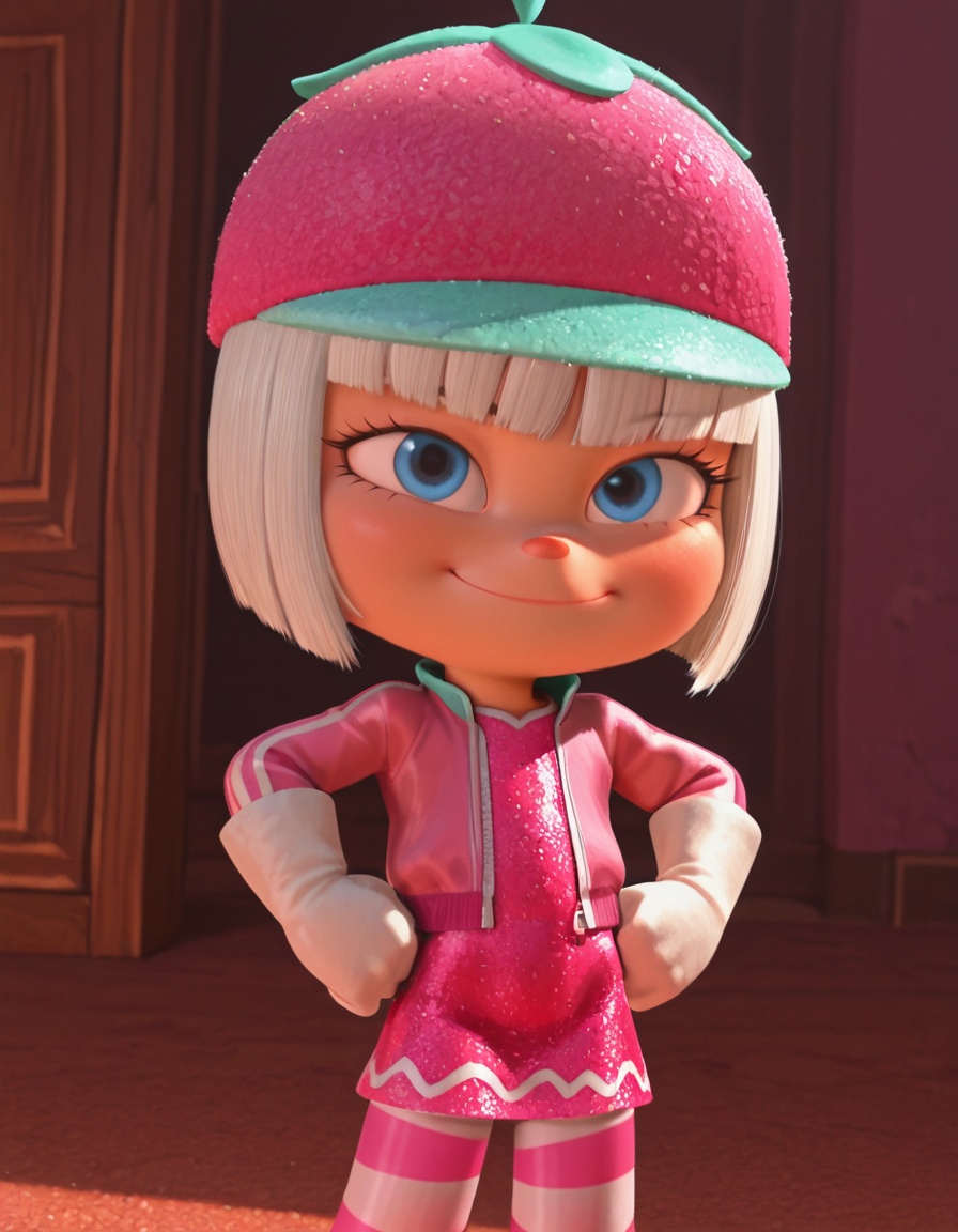 taffytawir,  white hair,  bangs covering forehead on Tensor.Art