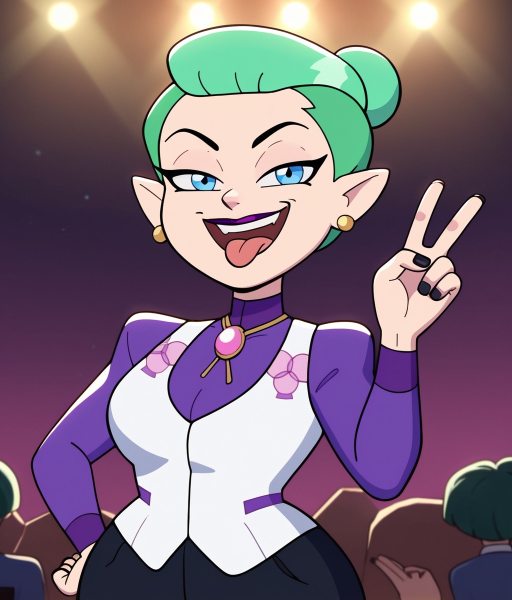 short hair,  blue eyes,  jewelry on Tensor.Art