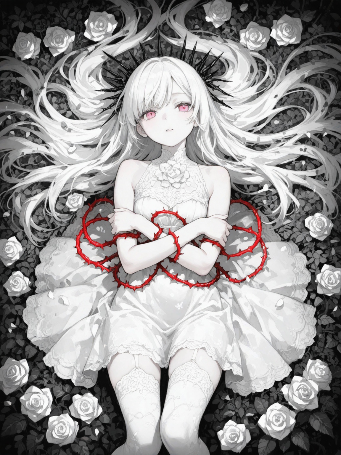 1girl,  solo,  long hair on Tensor.Art