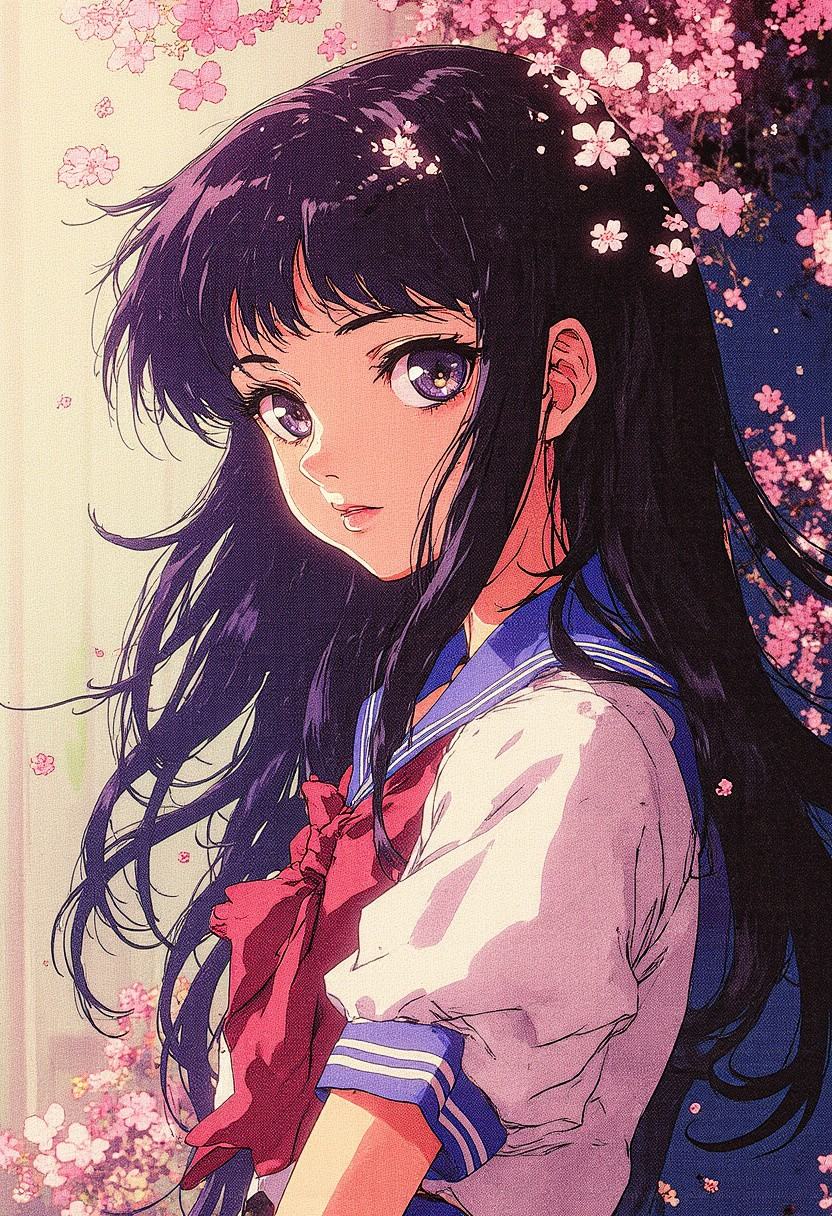 Kenva,  Synthwave Cyberpunk Anime — Halftone Neo-Noir Illustration,  kenva style on Tensor.Art
