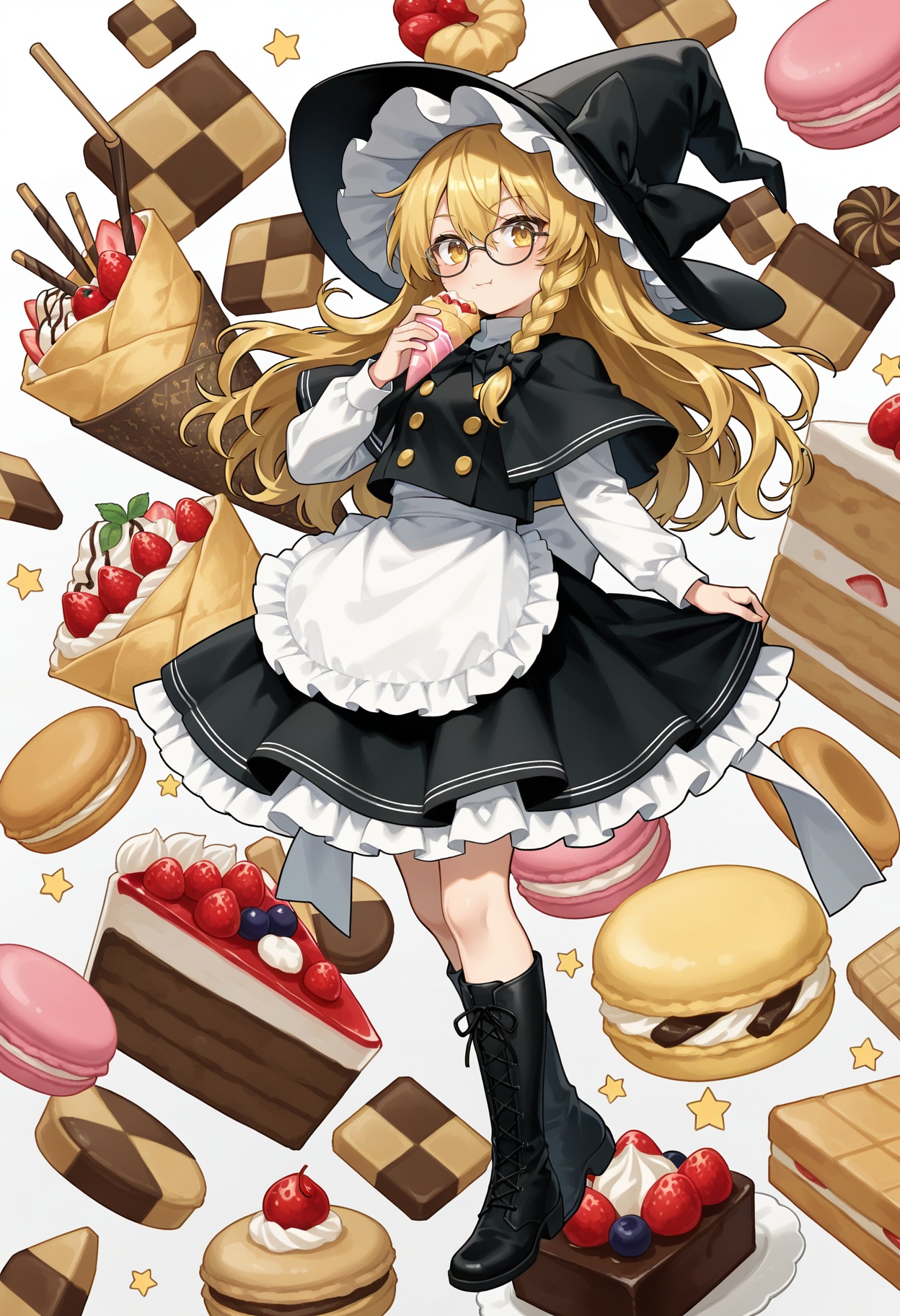 1girl,  kirisame marisa,  touhou on Tensor.Art