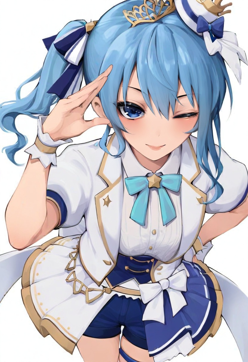 1girl,  hoshimachi suisei,  hololive on Tensor.Art