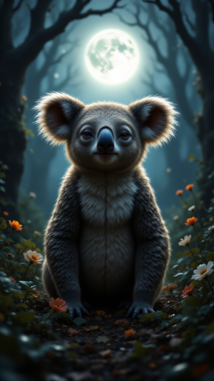 natural lighting,  film camera,  a koala on Tensor.Art