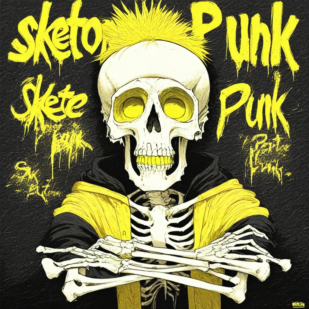 skeleton punk on Tensor.Art