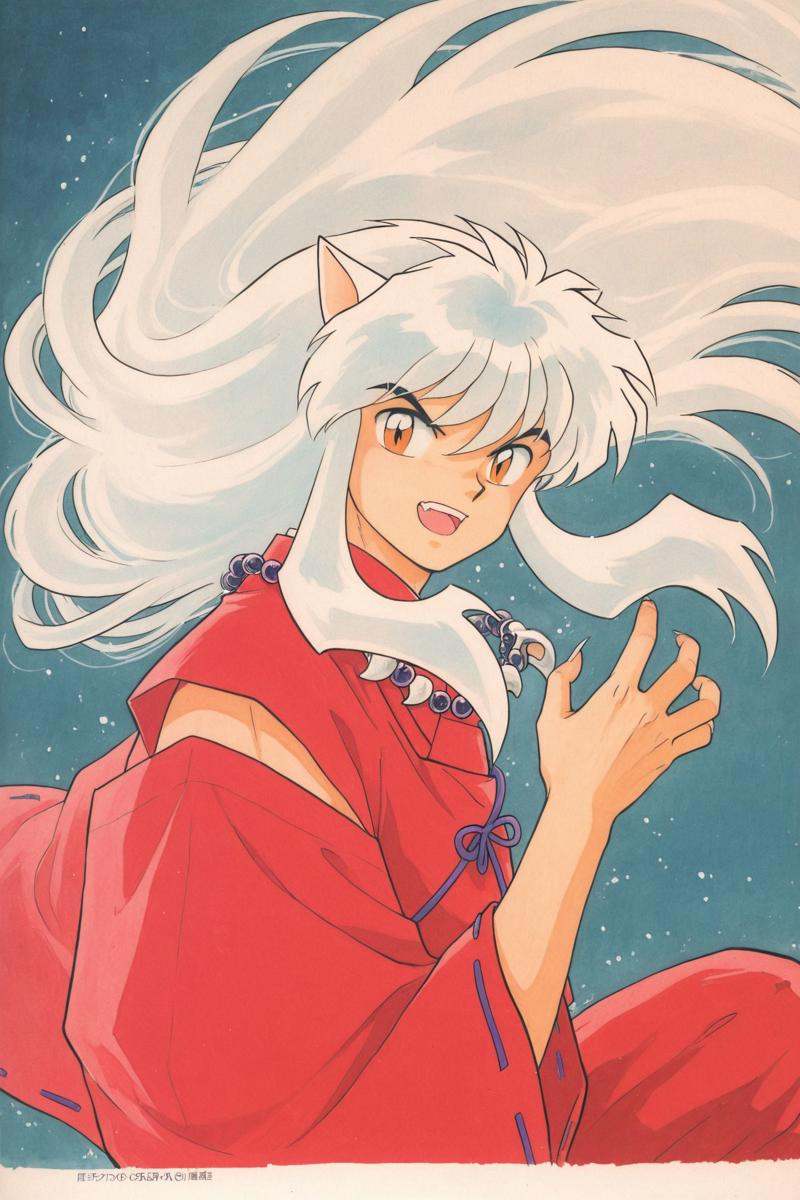Inuyasha,  animal ears,  1boy on Tensor.Art