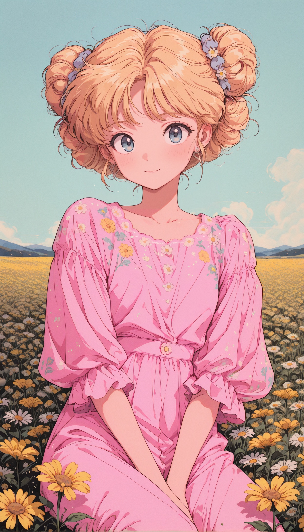 1girl,  close-up,  buttery blonde hair on Tensor.Art