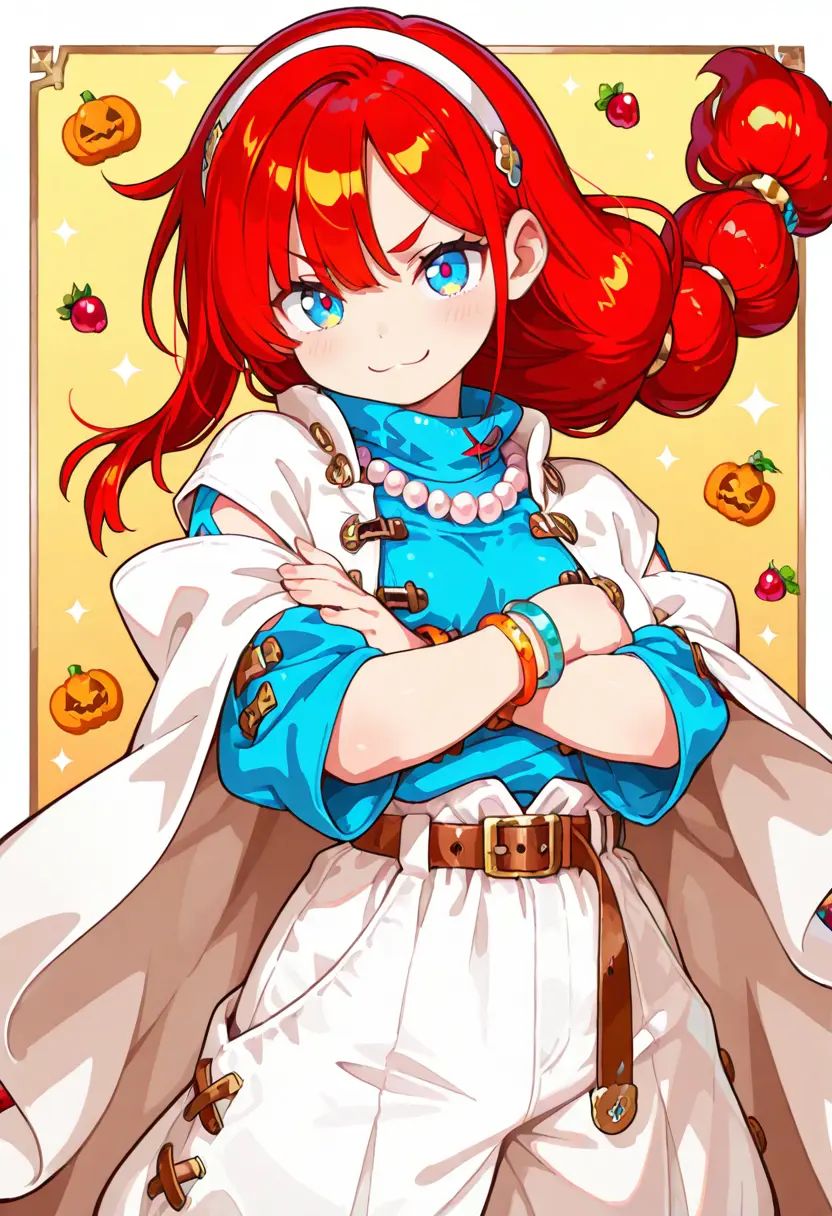 1girl,  berry_mahotsukai,  red hair on Tensor.Art