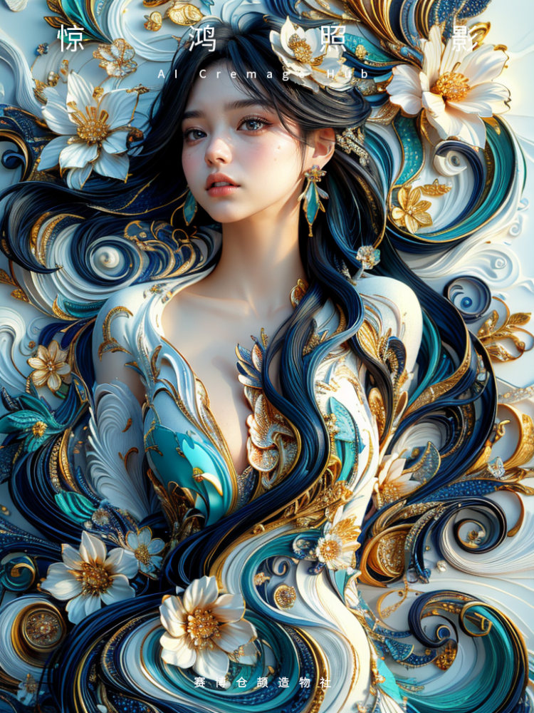 绮丽华裳古风少女 by 毒法师 on Tensor.Art