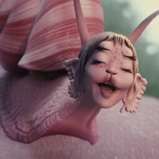 Snail,  sunset,  four eyes with a slightly textured face with a little bit of imperfections on Tensor.Art