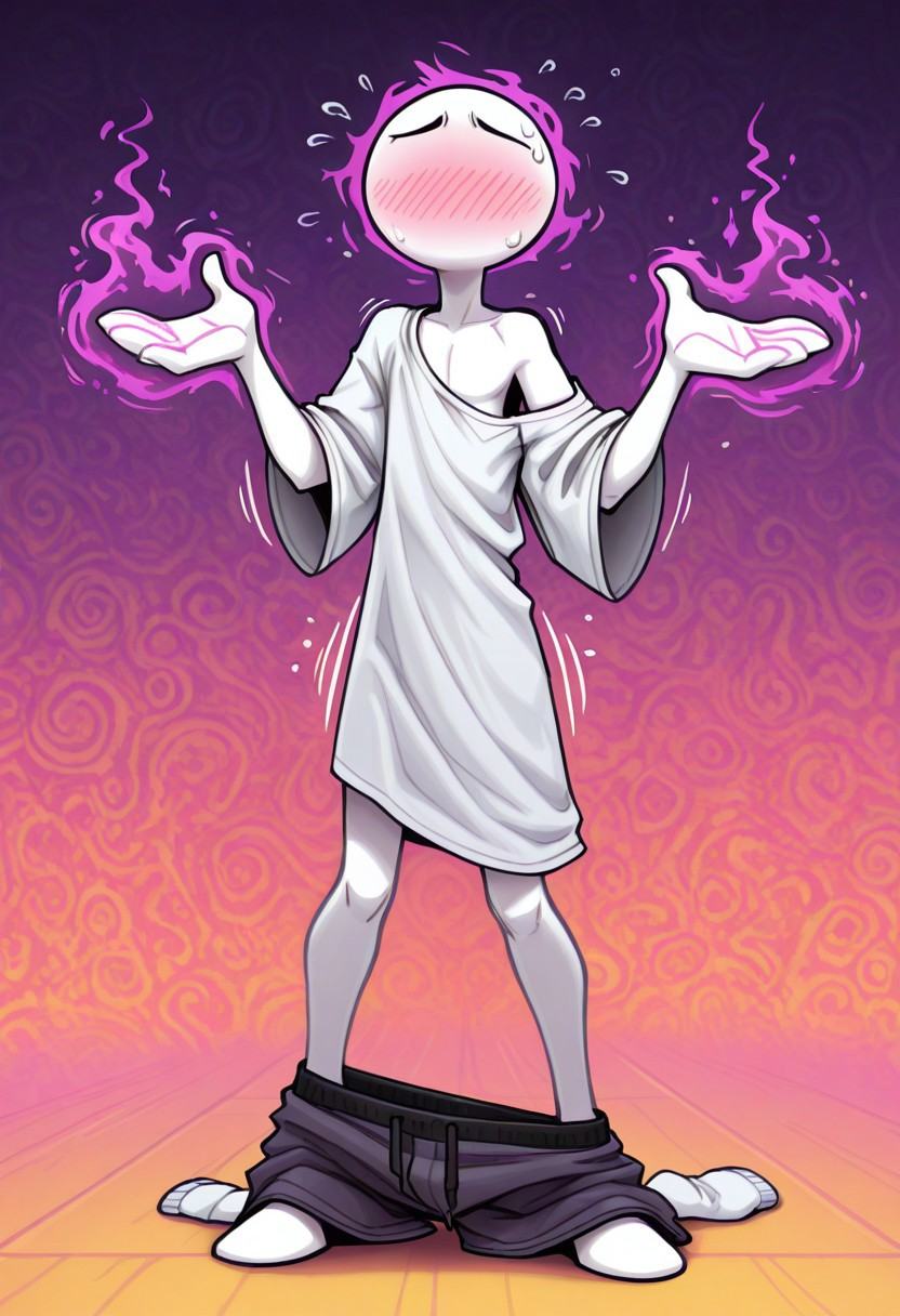 Shrinking,  oversized clothes,  loose clothes on Tensor.Art