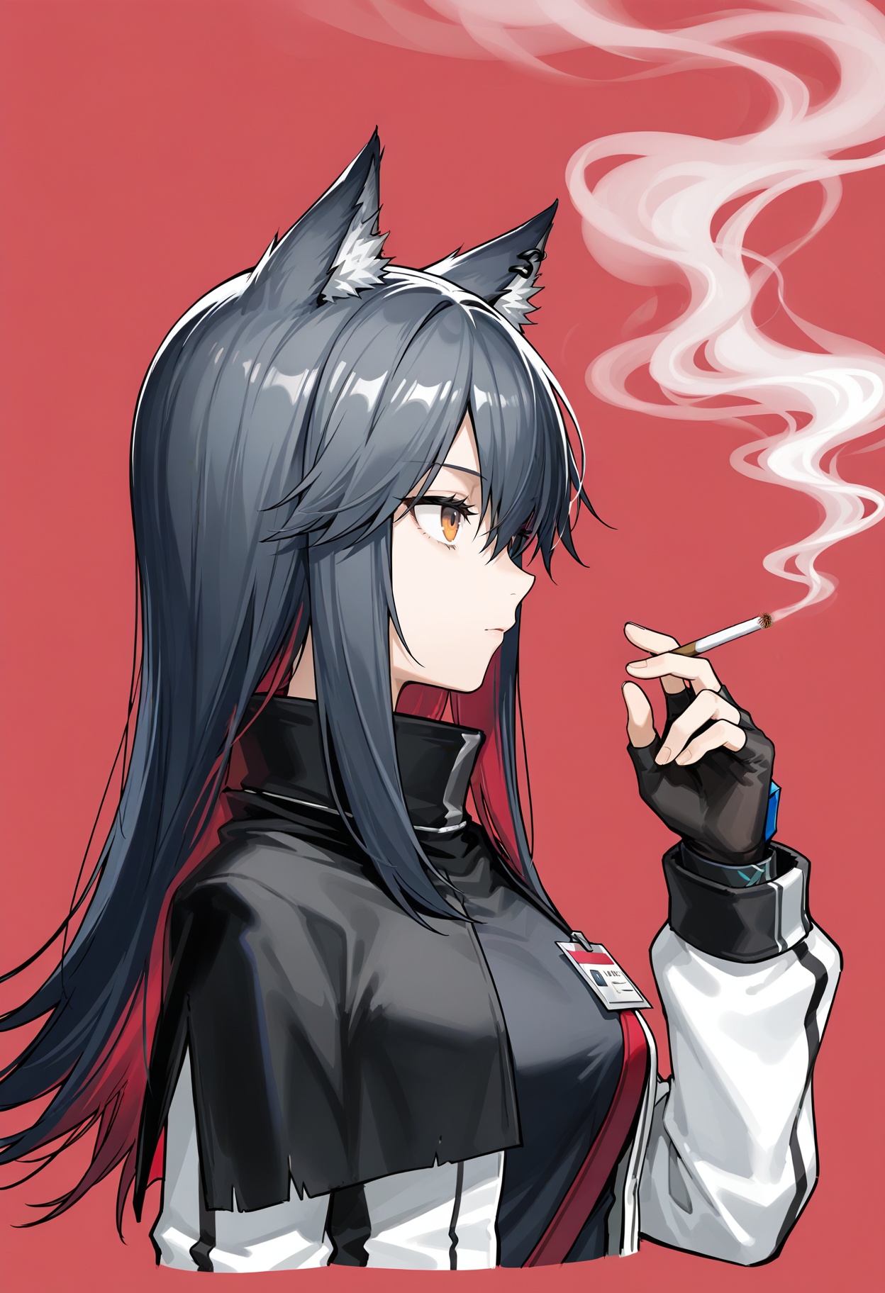 1girl,  texas \(arknights\),  arknights on Tensor.Art