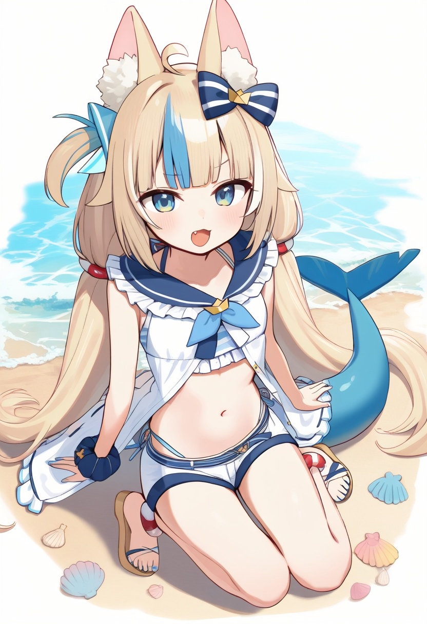 1girl,  sameko saba,  indie virtual youtuber on Tensor.Art