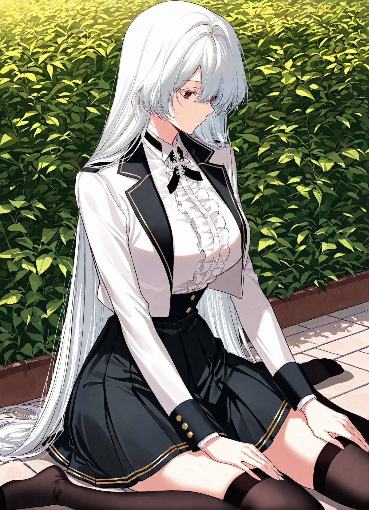 1 girl,  solo,  long hair on Tensor.Art
