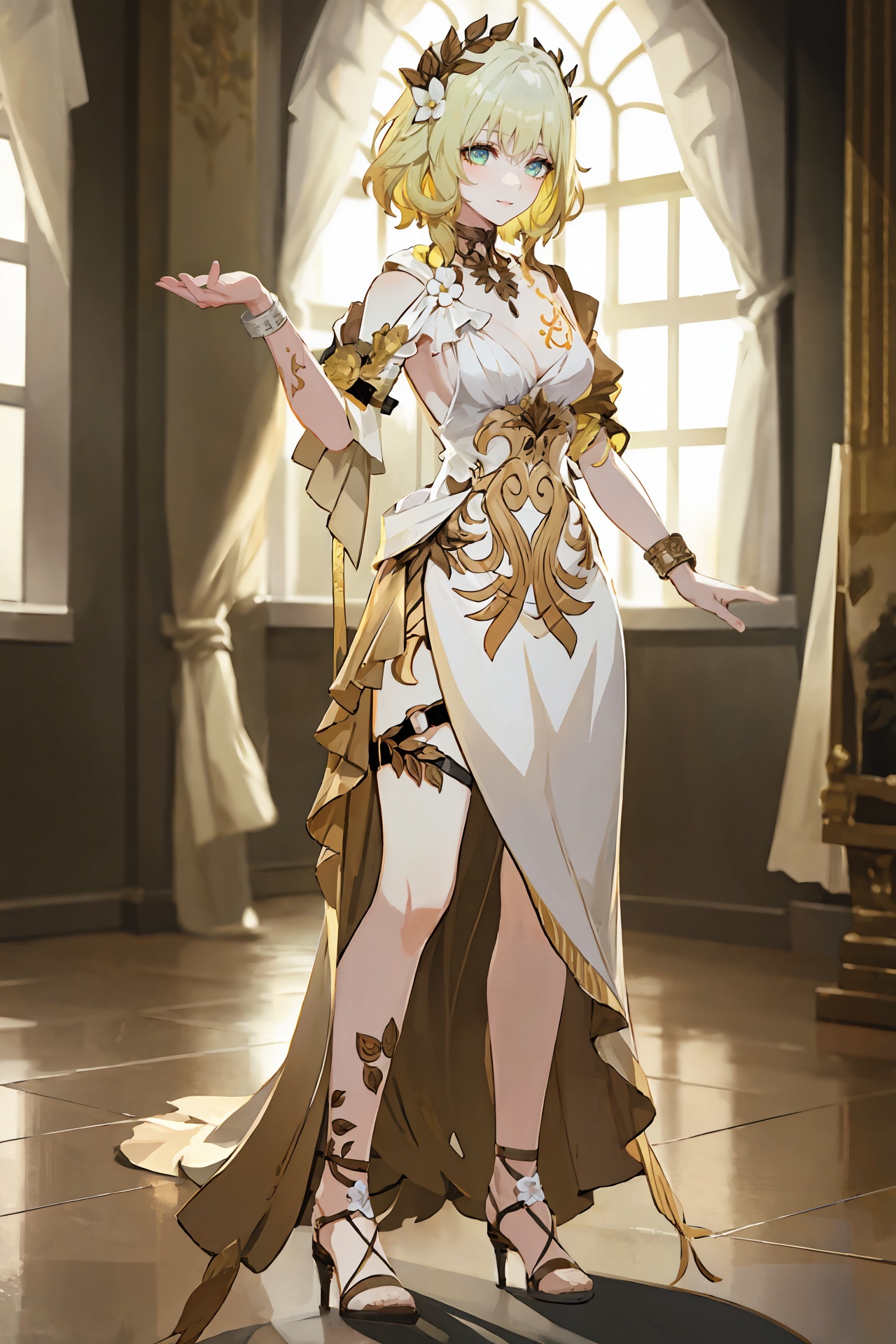 1girl,  solo,  aglaea \(honkai: star rail\) on Tensor.Art
