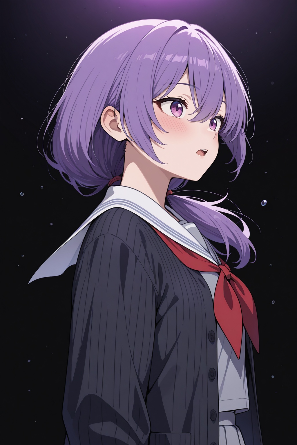 1girl,  black_cardigan,  blush on Tensor.Art