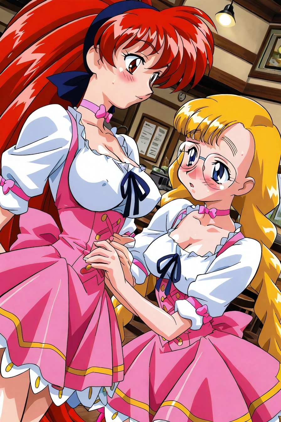 vipergt,  2girls,  karin on Tensor.Art