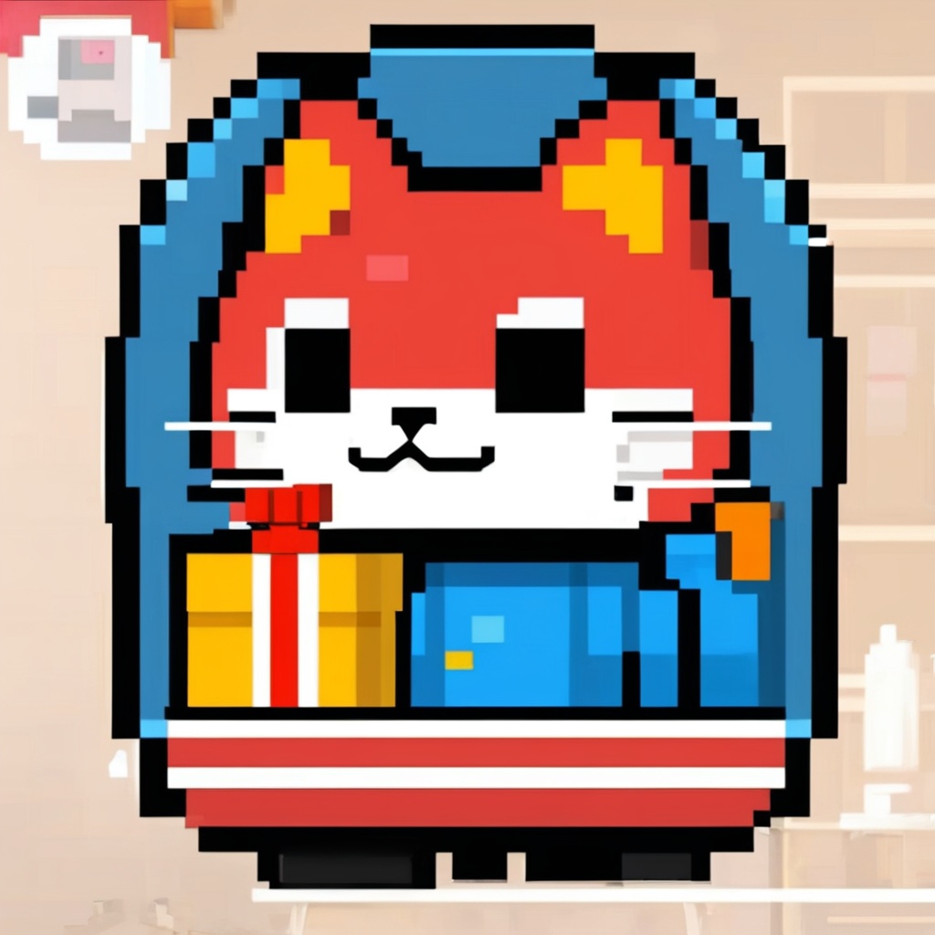 masterpiece,best quality,(1huge cat)super cute,front view,gift box,english text and symbol as background, <lora:数字头像sdxl:0.7>