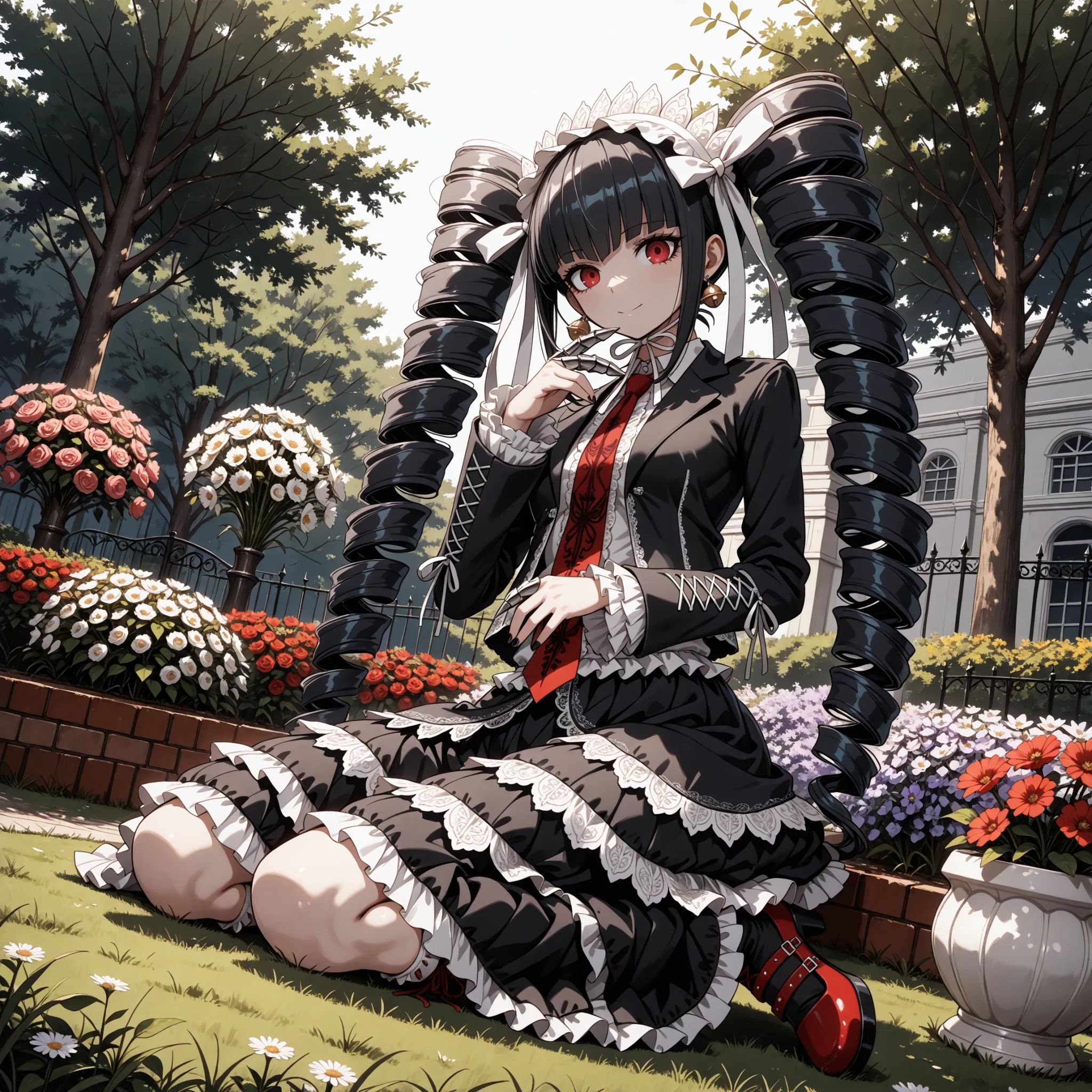 1girl,  celestia ludenberg,  danganronpa \(series\) on Tensor.Art