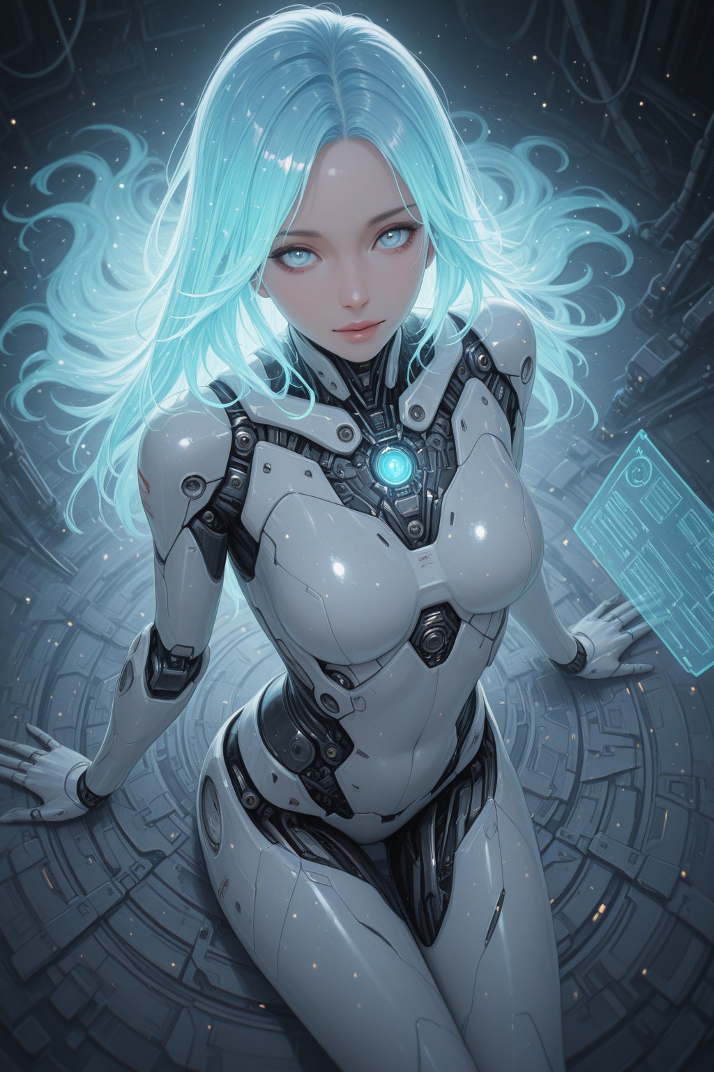 embedding:lazypos,  science fiction,  1girl on Tensor.Art