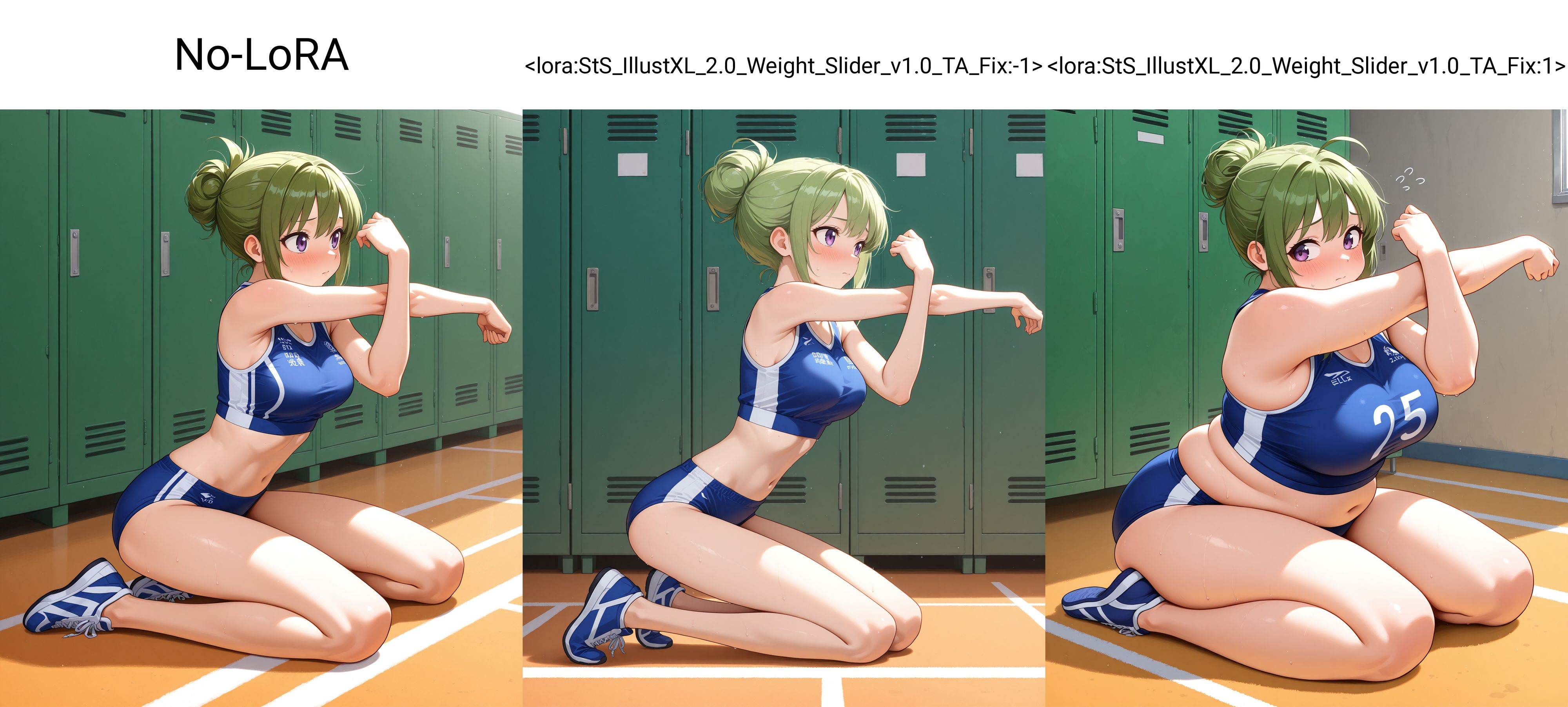 No-LoRA,  1girl,  kneeling on Tensor.Art